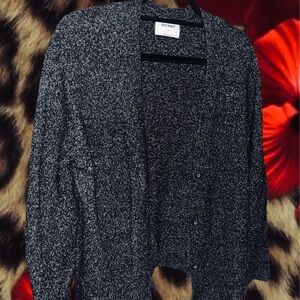 Old Navy Black and White Cardigan